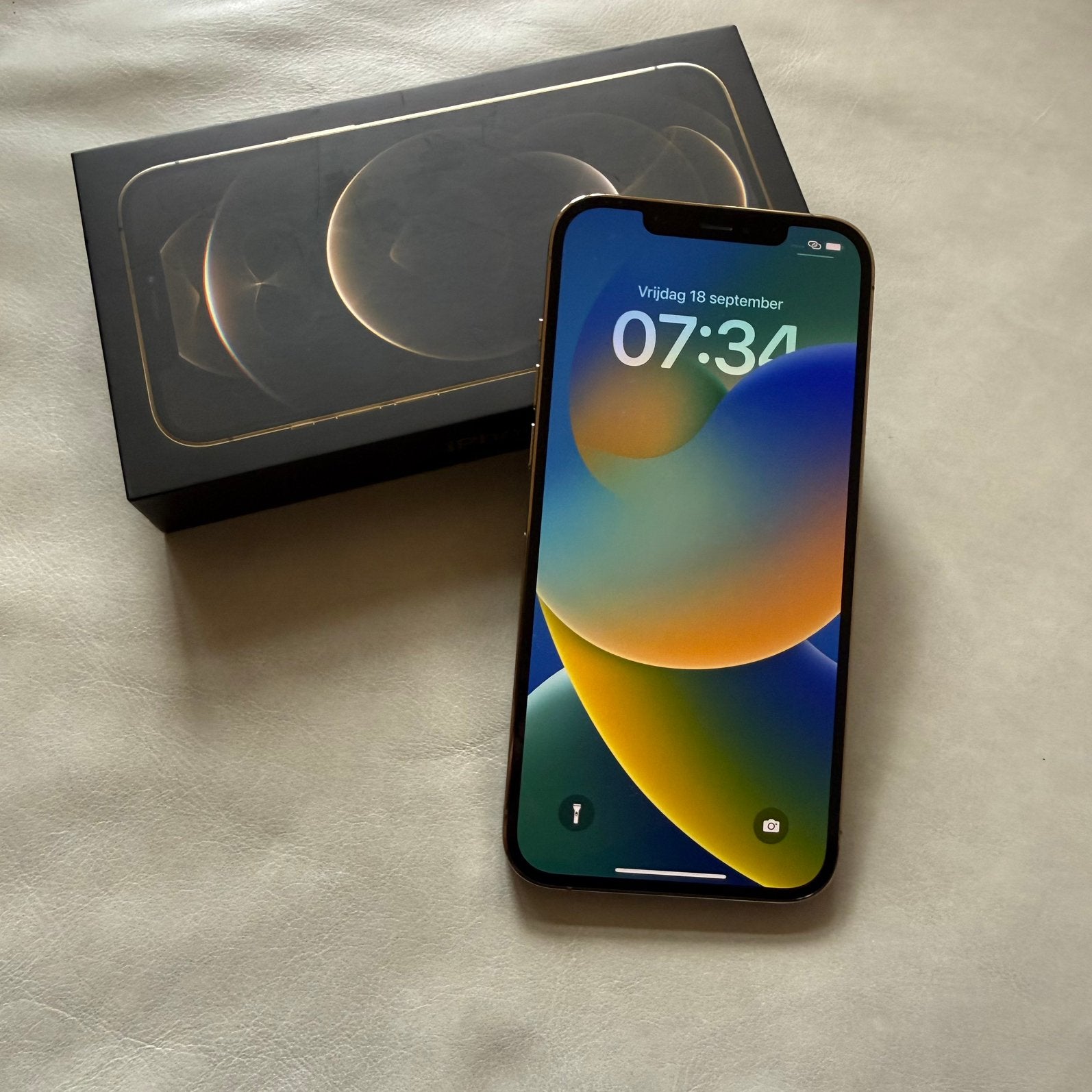 iPhone 12 Pro Max 128GB – Gold, Ophalen, 128 GB, IPhone 12 Pro Max, Zo goed als nieuw