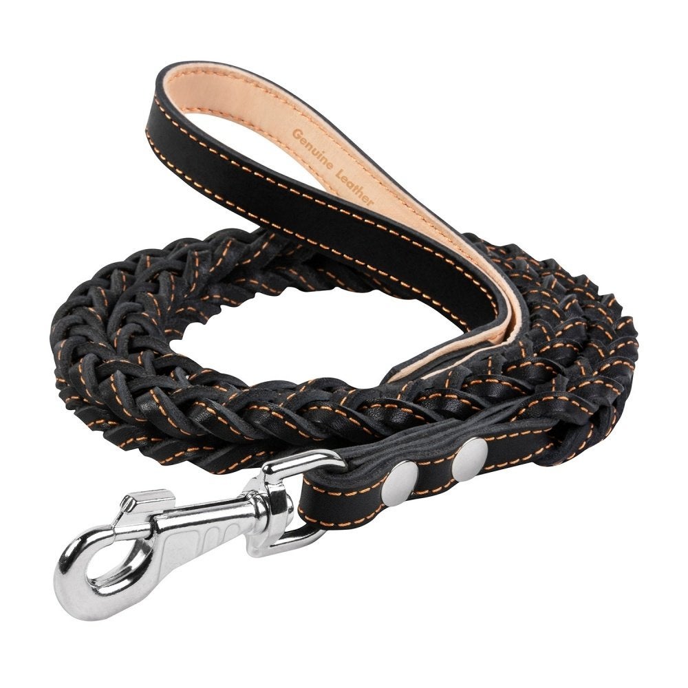 WAUDOG Classic Gevlochten Hondenriem 20 mm Zwart KOOPJE!!!, Ophalen of Verzenden, Nieuw, Hondenriem