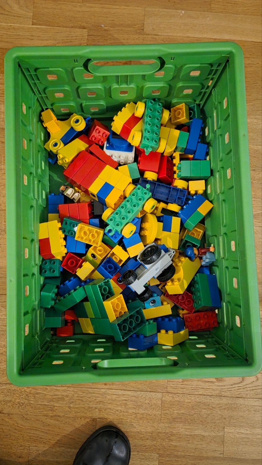 Duplo blokken met poppetjes en voertuigen, Ophalen of Verzenden, Gebruikt