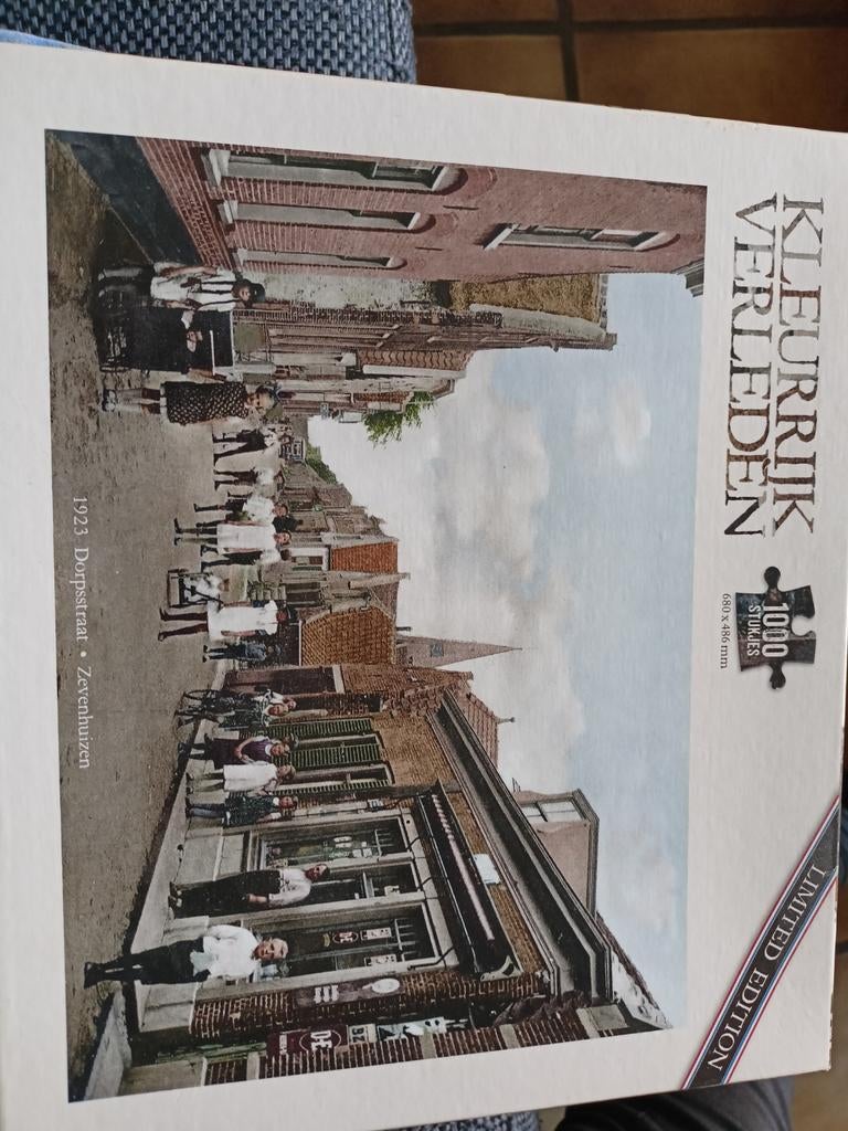 Legpuzzel 1000 stukjes Dorpsstraat Zevenhuizen, Ophalen of Verzenden, 500 t/m 1500 stukjes, Zo goed als nieuw, Legpuzzel