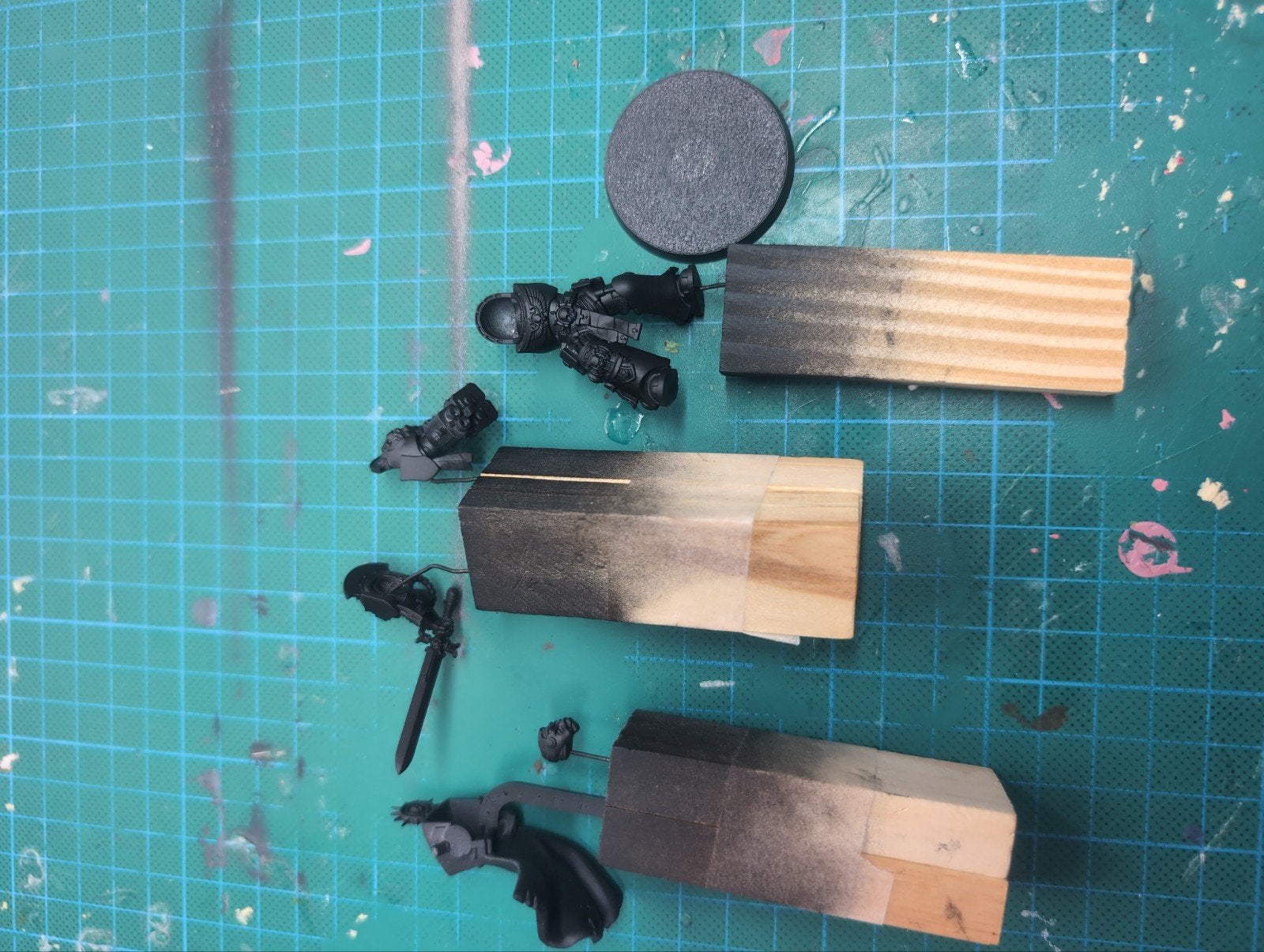 Warhammer 40k Space Marines Captain in Terminator Armour, Hobby en Vrije tijd, Wargaming, Ophalen of Verzenden, Gebruikt