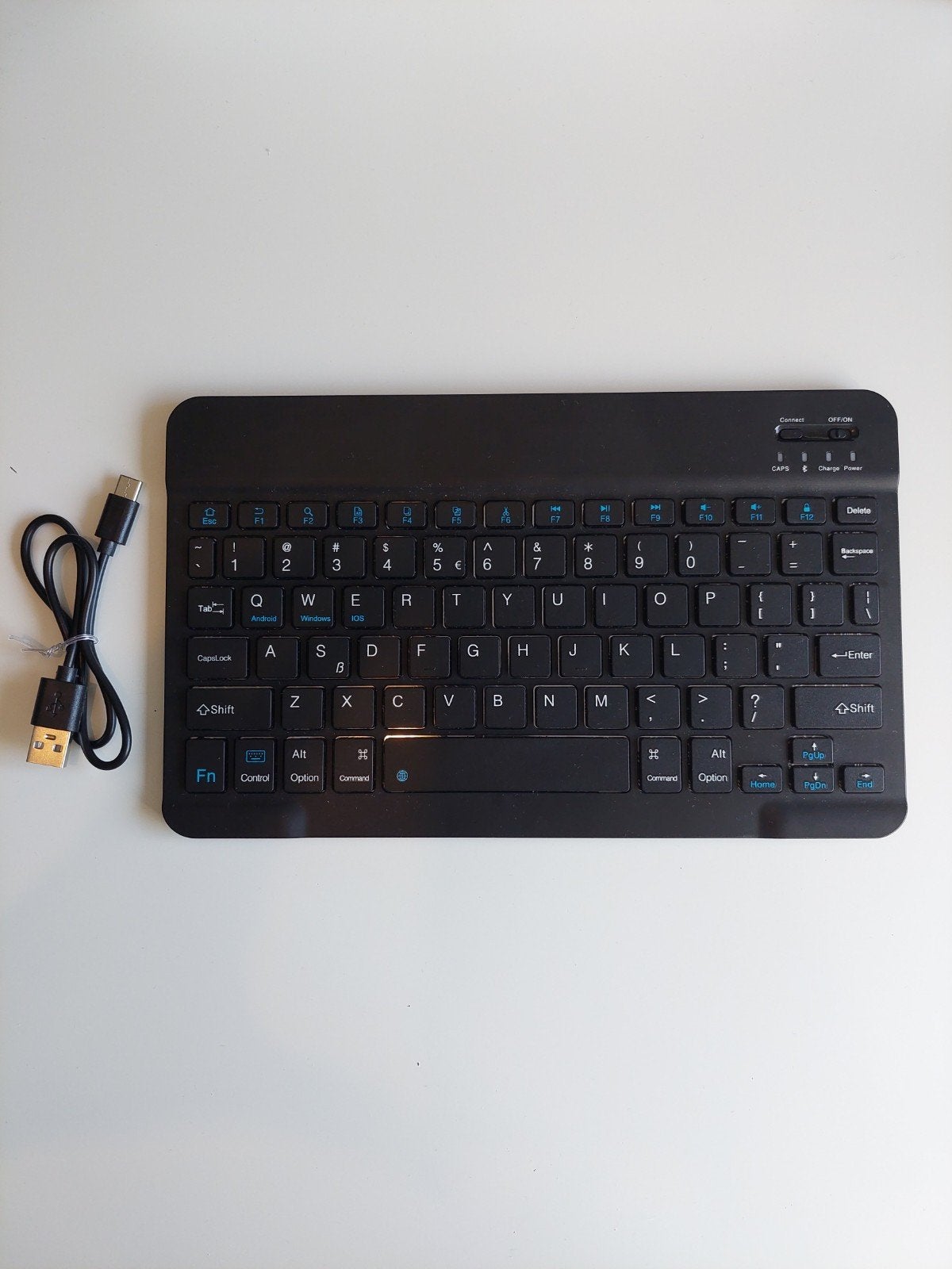 Nor-tec bluetooth toetsenbord qwerty, Ophalen of Verzenden, Zo goed als nieuw, Draadloos, Qwerty