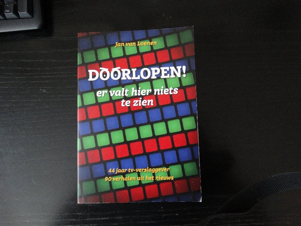 jan van loenen doorlopen er valt hier niets  zien gesigneerd, Ophalen of Verzenden, Nieuw