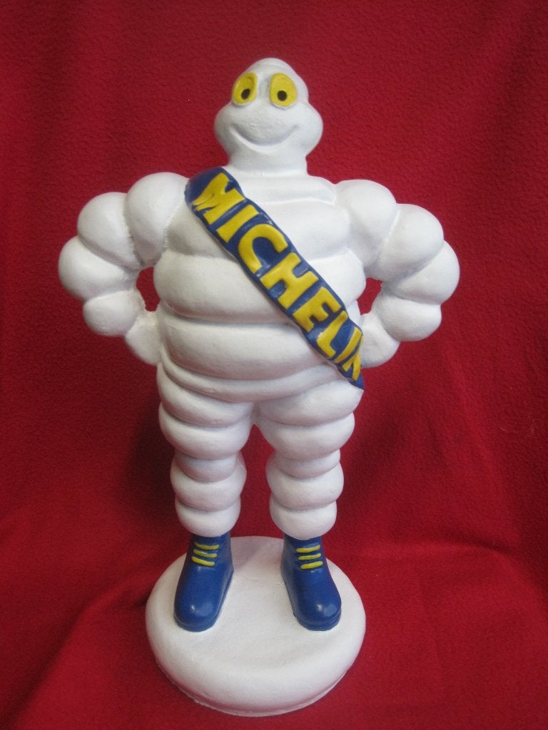 Michelin mannetje Bibendum, Ophalen of Verzenden, Zo goed als nieuw, Reclamebord