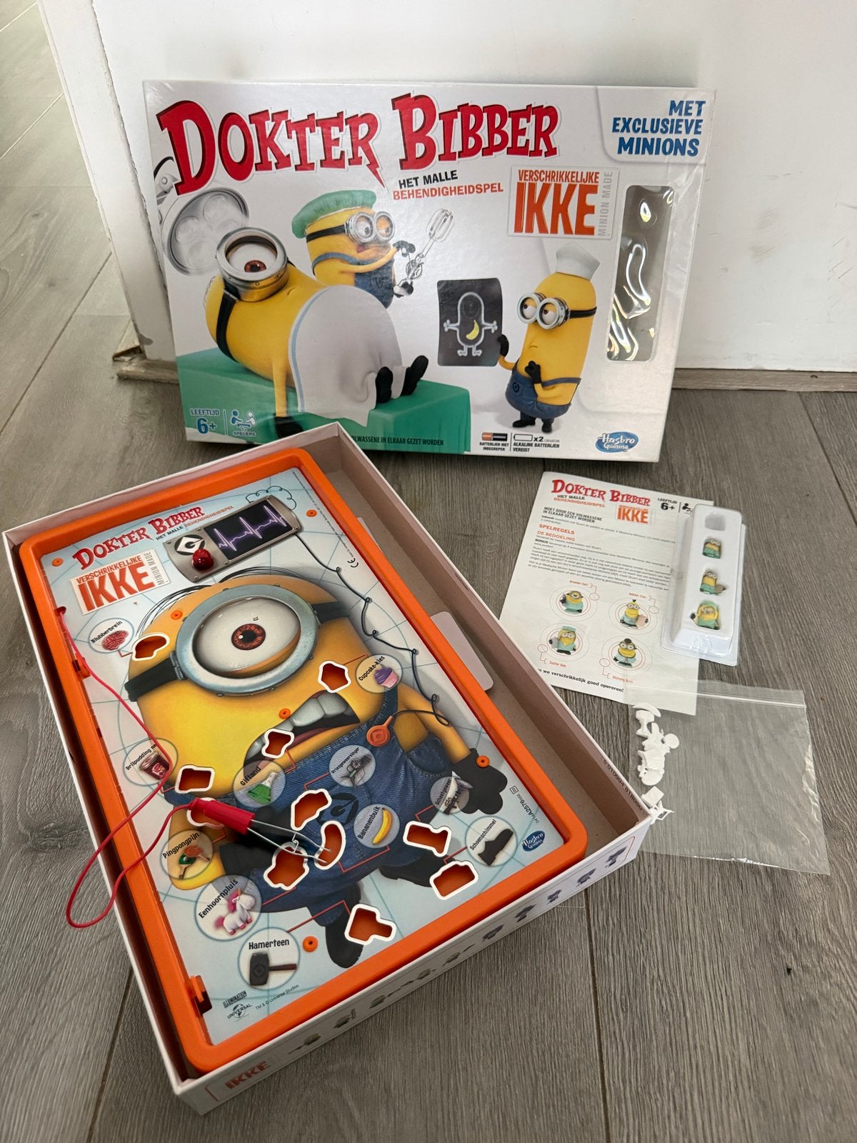 Dokter Bibber: Verschrikkelijke Ikke (Minions) - Hasbro, Een of twee spelers, Ophalen of Verzenden, Gebruikt