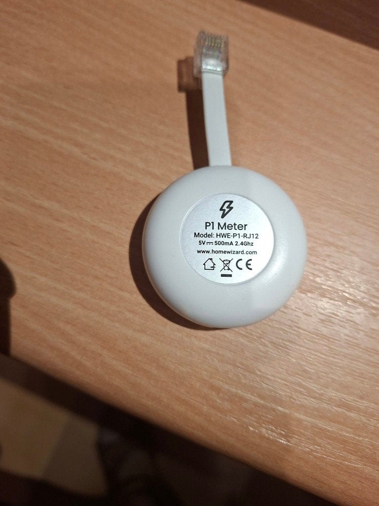 HomeWizard P1 Meter HWE-P1-RJ12 - Slimme Energiemeter, Ophalen, Zo goed als nieuw, Elektriciteit