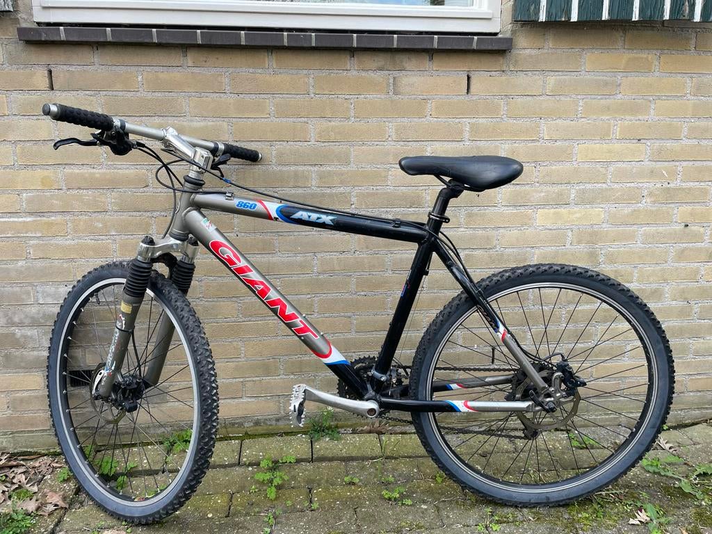Giant ATX 860 mountainbike 24 versnellingen schijfremmen, Fietsen en Brommers, Ophalen, Gebruikt, Hardtail, Heren