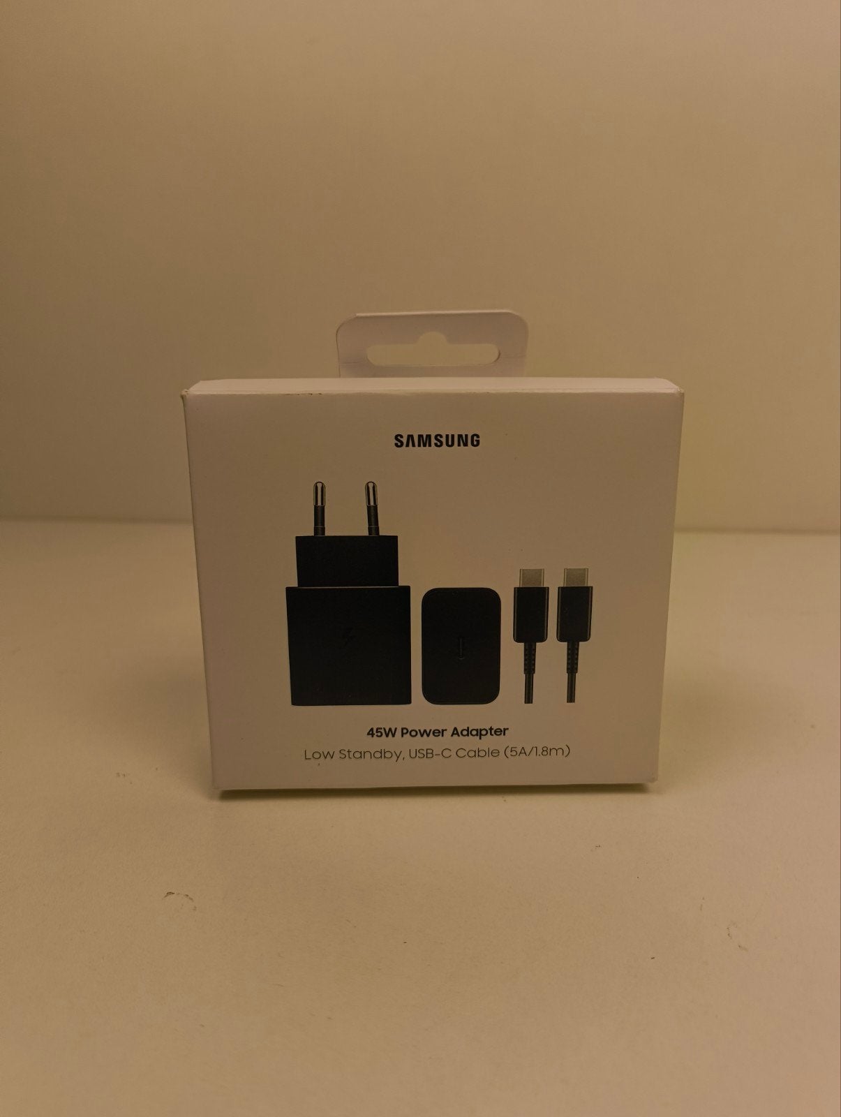 Samsung 45W Snellader met USB-C Kabel (1.8m), Samsung Electronics Co., Ltd. 129, Samsung-ro, Yeongtong-gu, Suwon-si, Gyeonggi-do, Korea