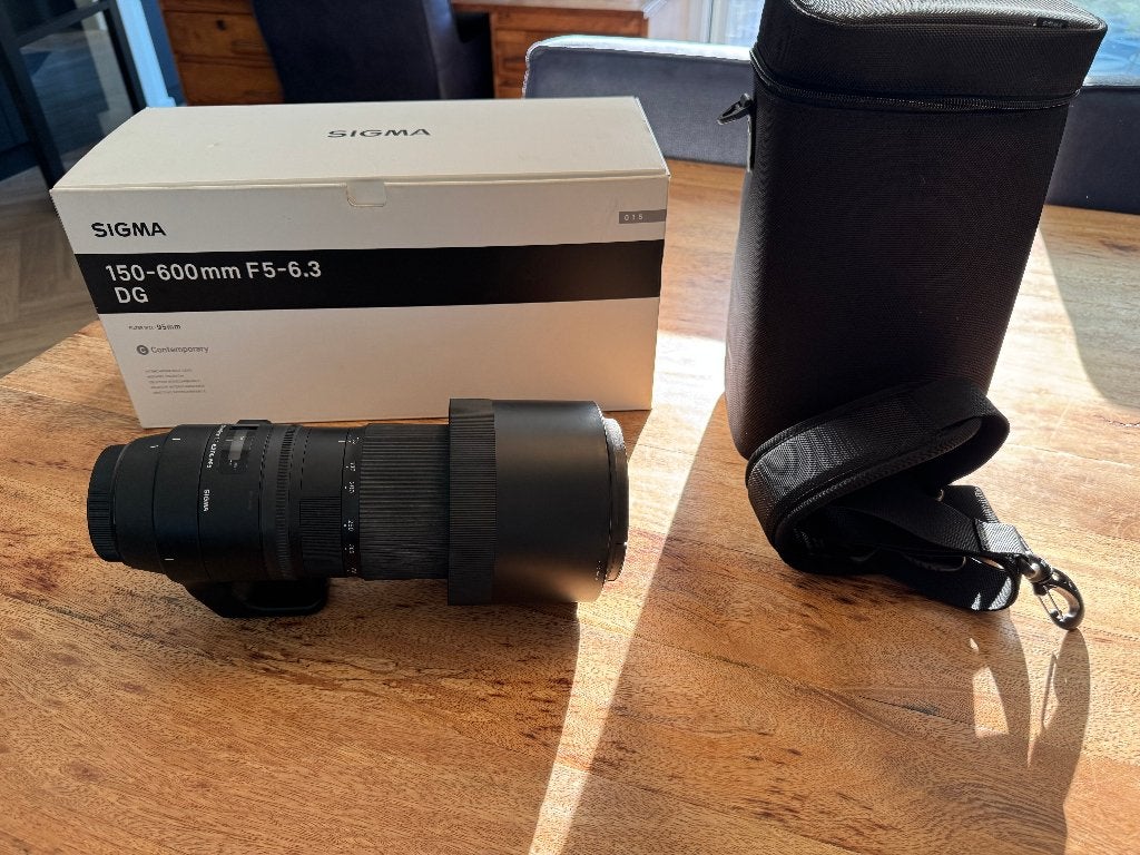 Sigma 150-600mm f/5-6.3 DG OS HSM Contemporary - Canon EF, Audio, Tv en Foto, Fotografie | Lenzen en Objectieven, Ophalen, Sigma