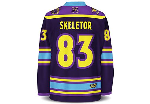 IJshockey Jersey Masters of the Universe Skeletor #83 LE, Sport en Fitness, IJshockey, Ophalen of Verzenden, Nieuw, Kleding