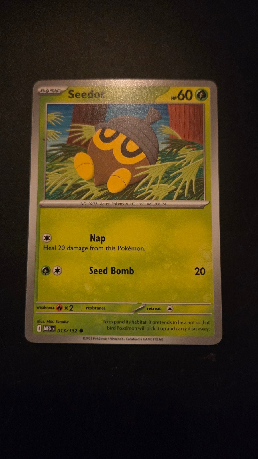 Seedot 013/132 - Mega Evolution Set Pokémon Kaart, Verzenden, Zo goed als nieuw, Losse kaart