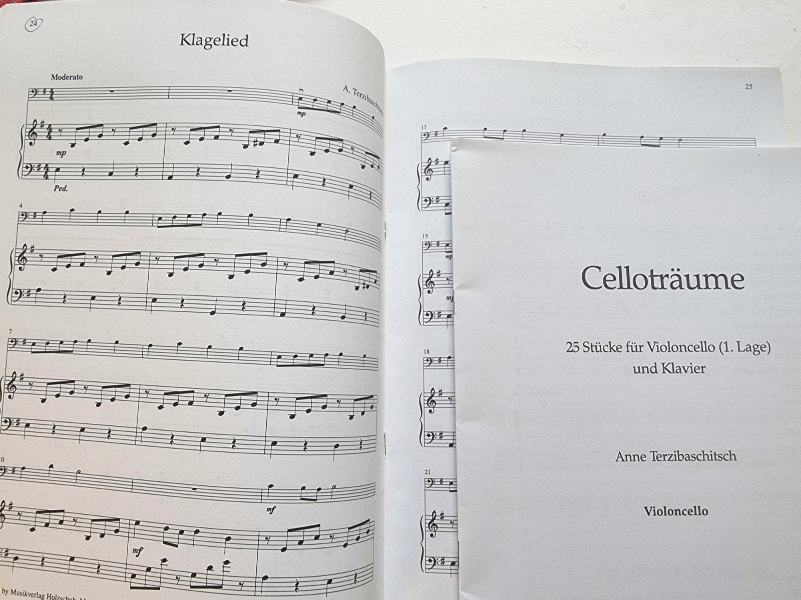 Celloträume: 25 Stukken voor Cello en Piano (1. Lage) V40, Muziek en Instrumenten, Bladmuziek, Cello, Verzenden, Klassiek, Zo goed als nieuw