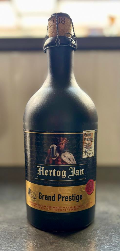 Hertog Jan Grand Prestige 2015 - Zeldzame kruik, Verzamelen, Biermerken, Ophalen of Verzenden, Nieuw, Overige typen, Hertog Jan