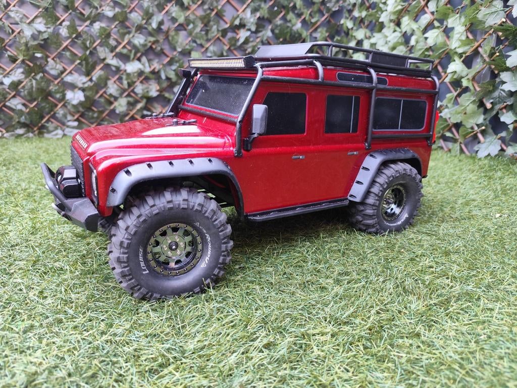 Traxxas trx4 Defender, Ophalen of Verzenden, Zo goed als nieuw, Auto offroad