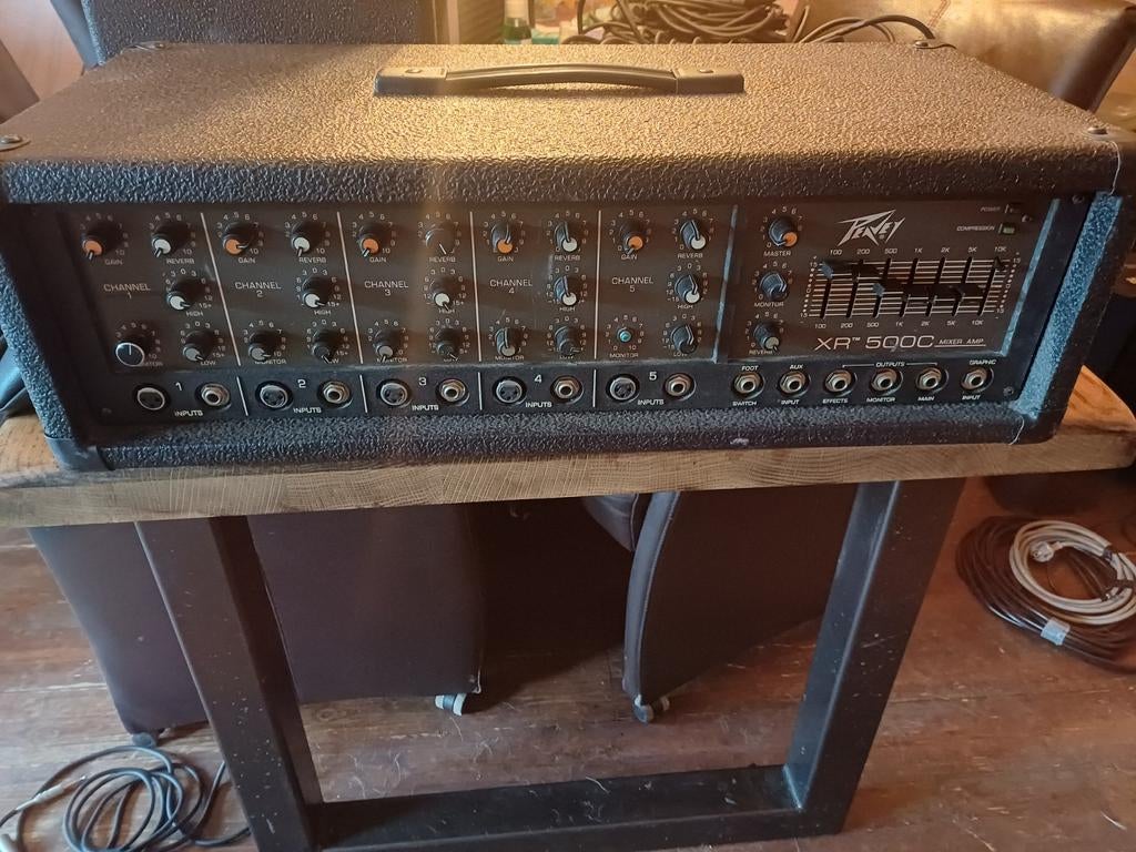 Peavey  speakers en versterker combi, Ophalen, Gebruikt, 100 watt of meer