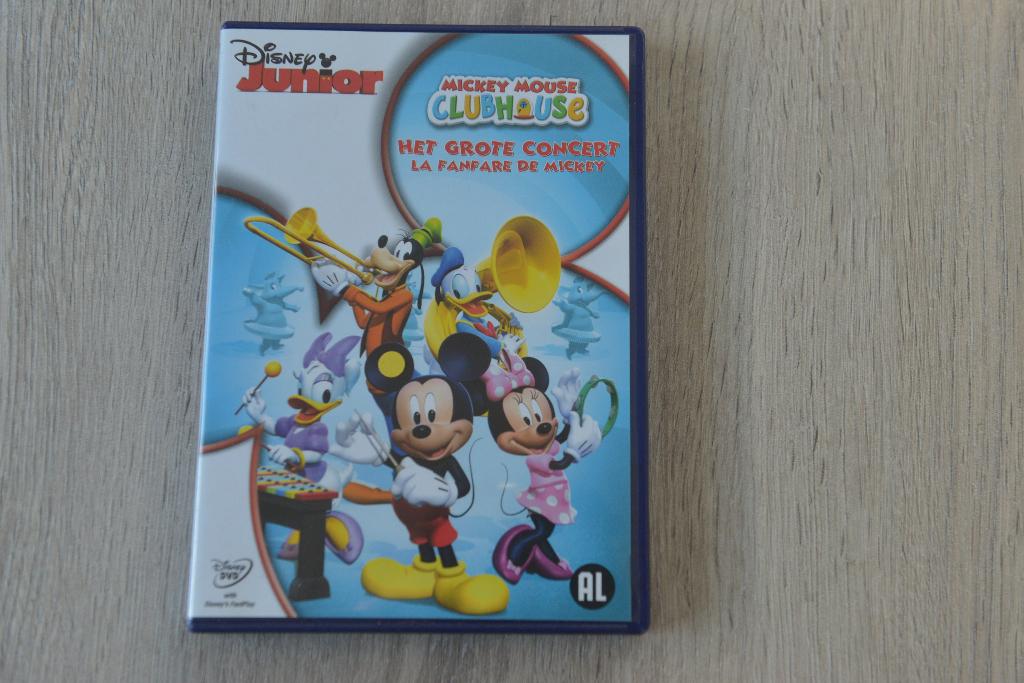 WALT DISNEY - MICKEY MOUSE CLUBHOUSE - HET GROTE CONCERT, Cd's en Dvd's, Alle leeftijden, Verzenden, Zo goed als nieuw, Amerikaans
