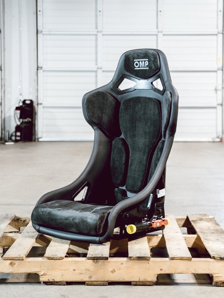 OMP RT FRP Carbon kuipstoel sportstoel alcantara leder
