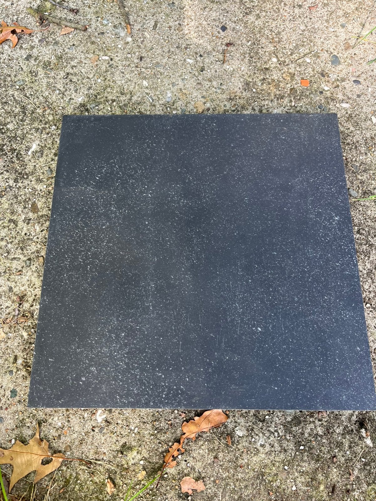 8 Zwart marmeren tegels 40 x 40 cm, Ophalen, 40 tot 60 cm, Zo goed als nieuw, Minder dan 5 m²