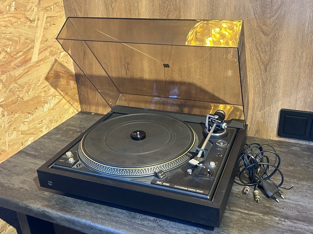 DUAL 606 platenspeler Electronic Direct Drive, Audio, Tv en Foto, Platenspelers, Ophalen, Gebruikt, Platenspeler, Dual