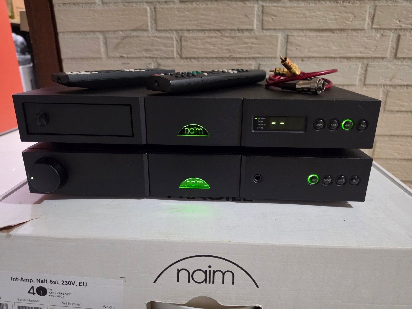 Naim Audio Set: Nait 5i Versterker en CD5i cdspeler., Ophalen, Zo goed als nieuw, Cd-speler, Overige merken