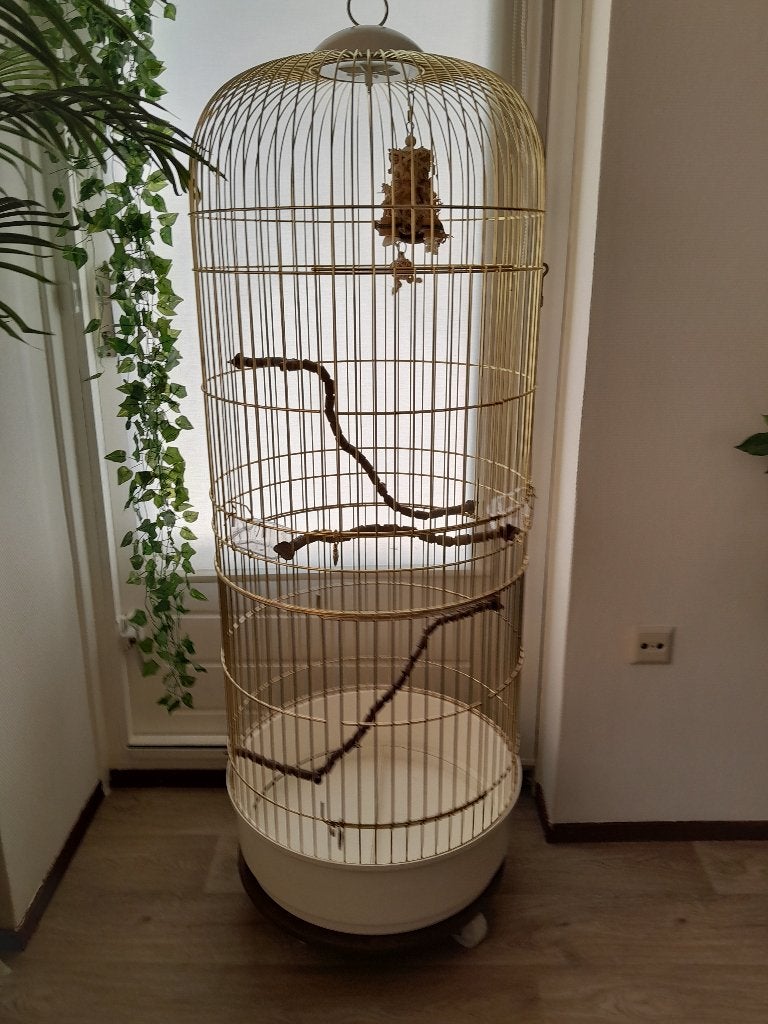 Ferplast papegaaienkooi xtra large, Ophalen, Zo goed als nieuw, Metaal, Vogelkooi