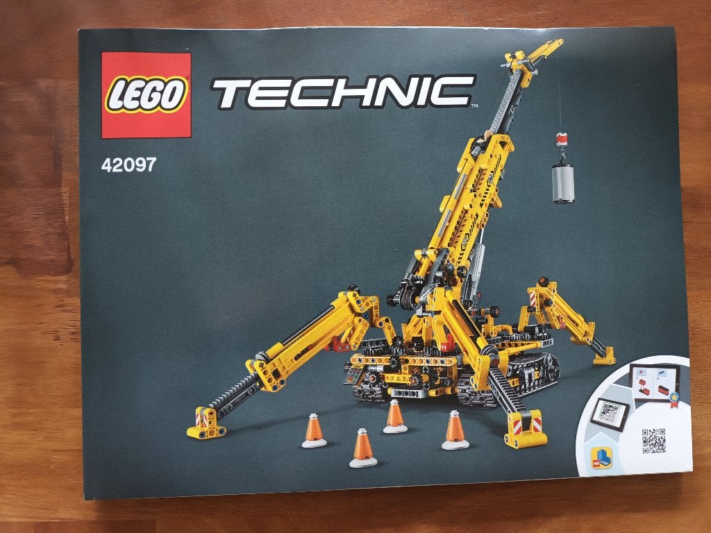 Lego Technic  42097 Compacte rupsband kraan, Gebruikt, Lego, Ophalen of Verzenden, Complete set