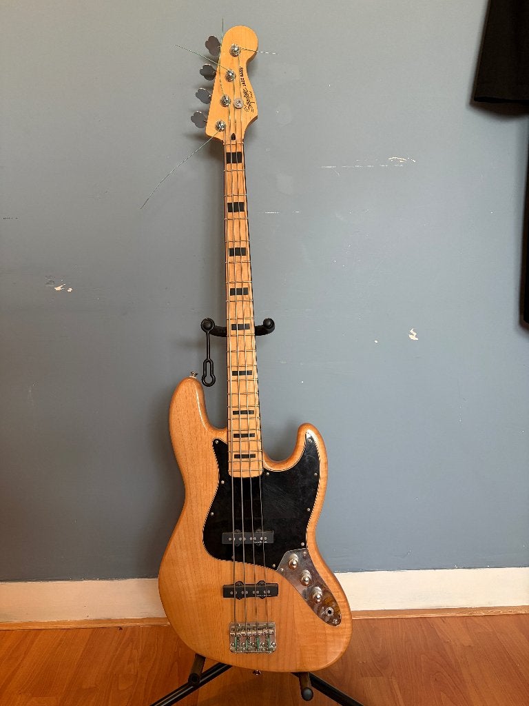 Squier Jazz Bas, Ophalen of Verzenden, Zo goed als nieuw, Elektrisch