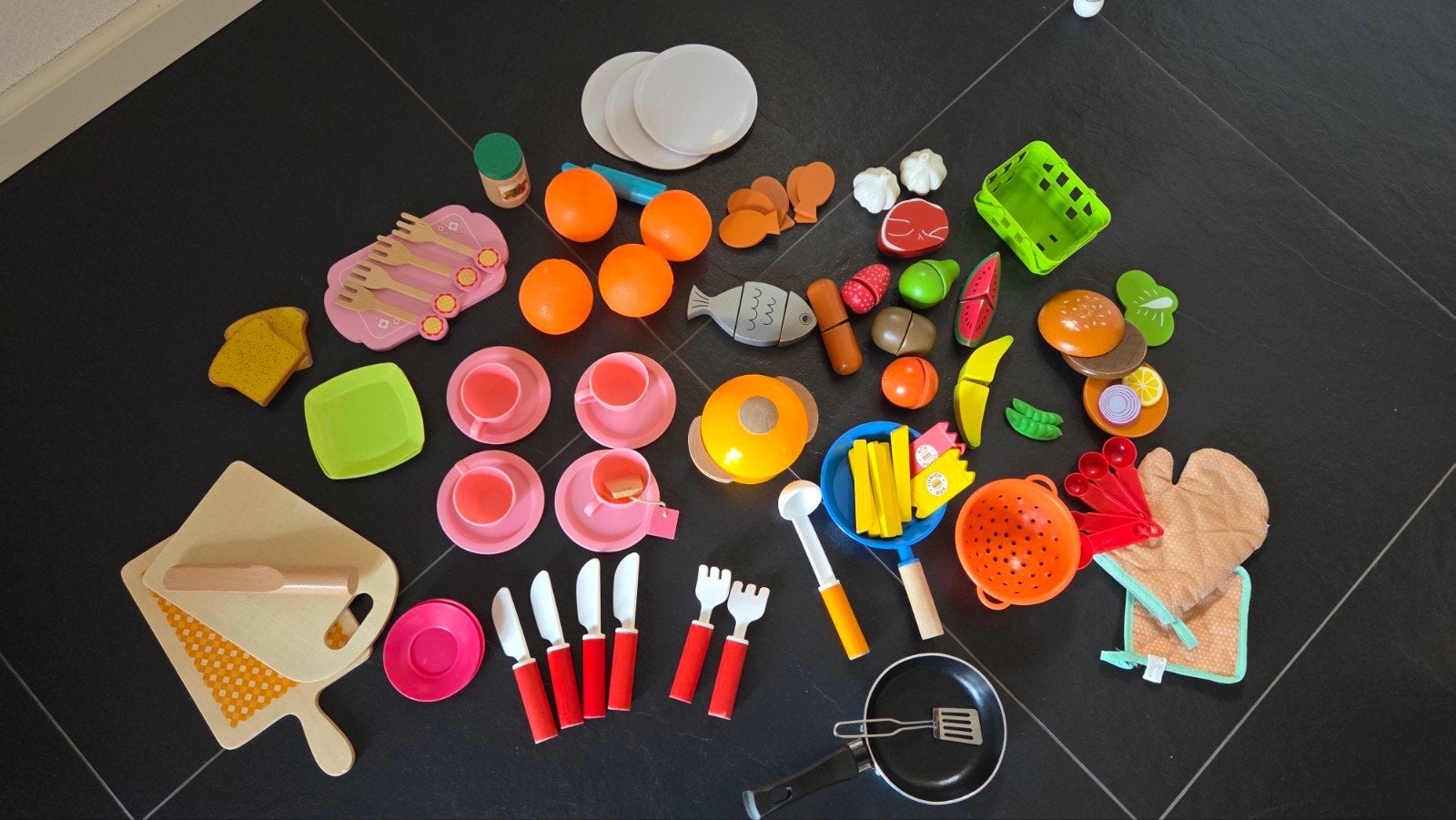 keukenspulletjes voor speelkeukentje, Ophalen, Gebruikt