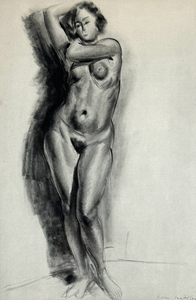 849. Heliogravure, Henri Matisse--vrouwelijk naakt, 20e eeuw, Ophalen of Verzenden, Overige technieken