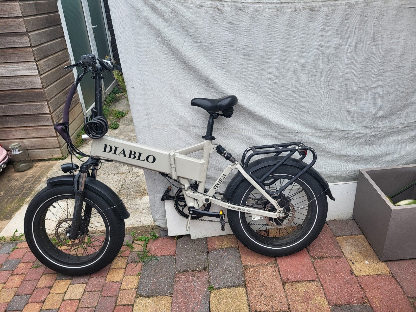 Diablo Vouwfiets - Fatbike - Elektrisch - 6428 km, 20 inch of meer, Gebruikt, Heren, Versnellingen