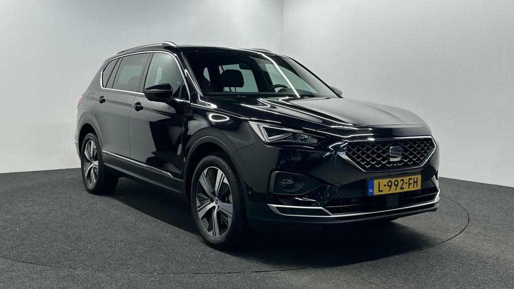 Seat Tarraco 1.4 TSI e-Hybrid PHEV Xcellence PANO-LEDER-LED-, Auto's, Euro 6, 4 cilinders, Zwart, Hybride Elektrisch/Benzine