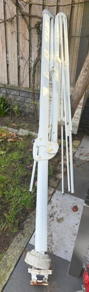 Zware aluminium parasol constructie - ruil, Ophalen, Gebruikt