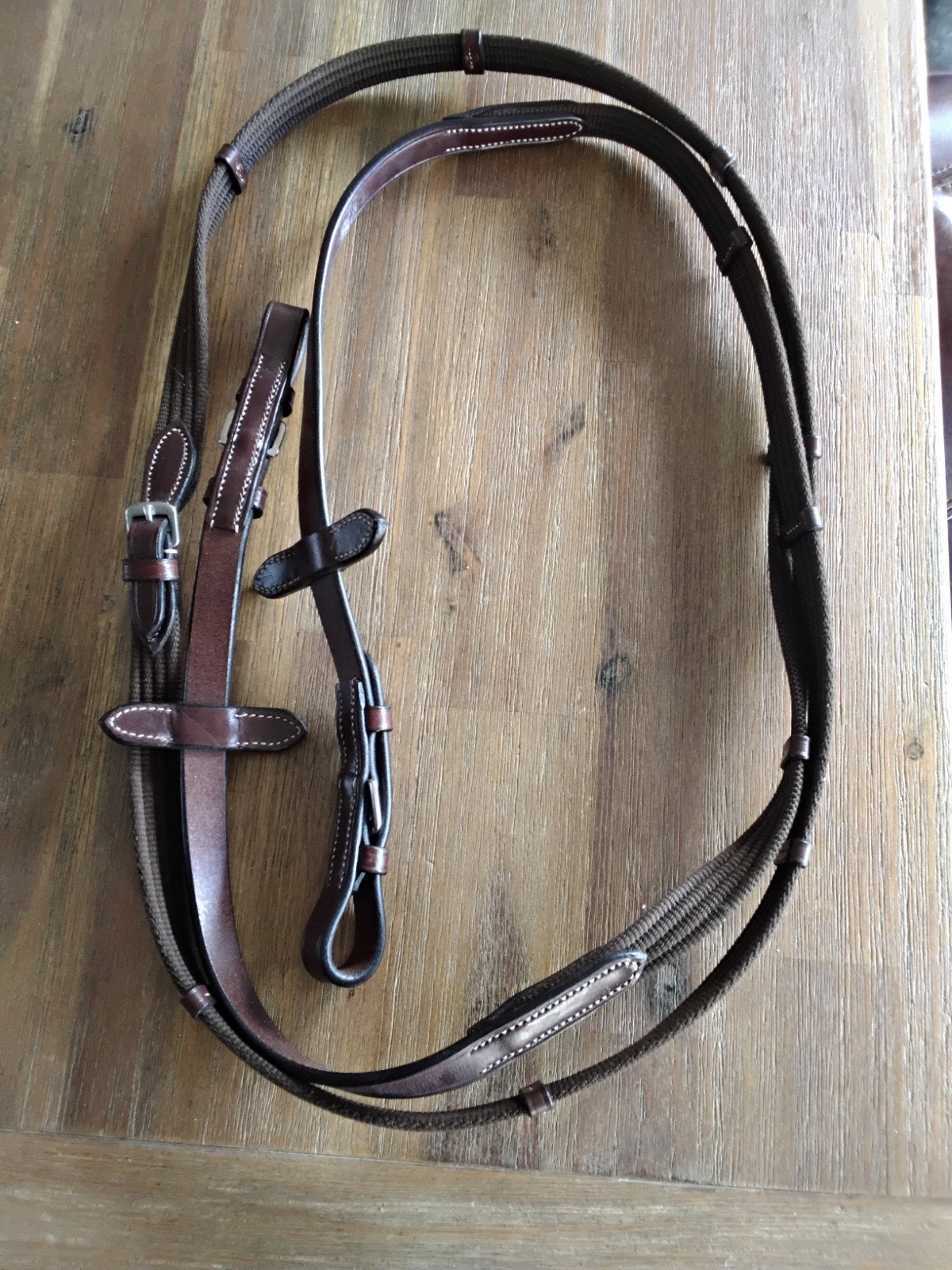 Paardenhoofdstel met teugel., Dieren en Toebehoren, Hoofdstel, Bruin, Nieuw, Ophalen of Verzenden