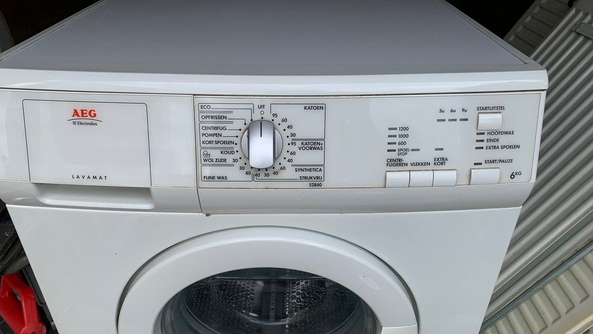 Aeg wasmachine, Witgoed en Apparatuur, Wasmachines, Ophalen, 1200 tot 1600 toeren, Gebruikt, 4 tot 6 kg