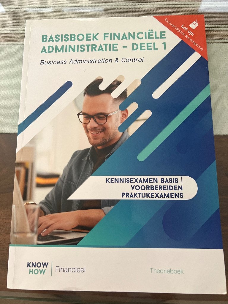 Basisboek Financiële Administratie deel 1, Verzenden, Nieuw, Diverse auteurs, HBO