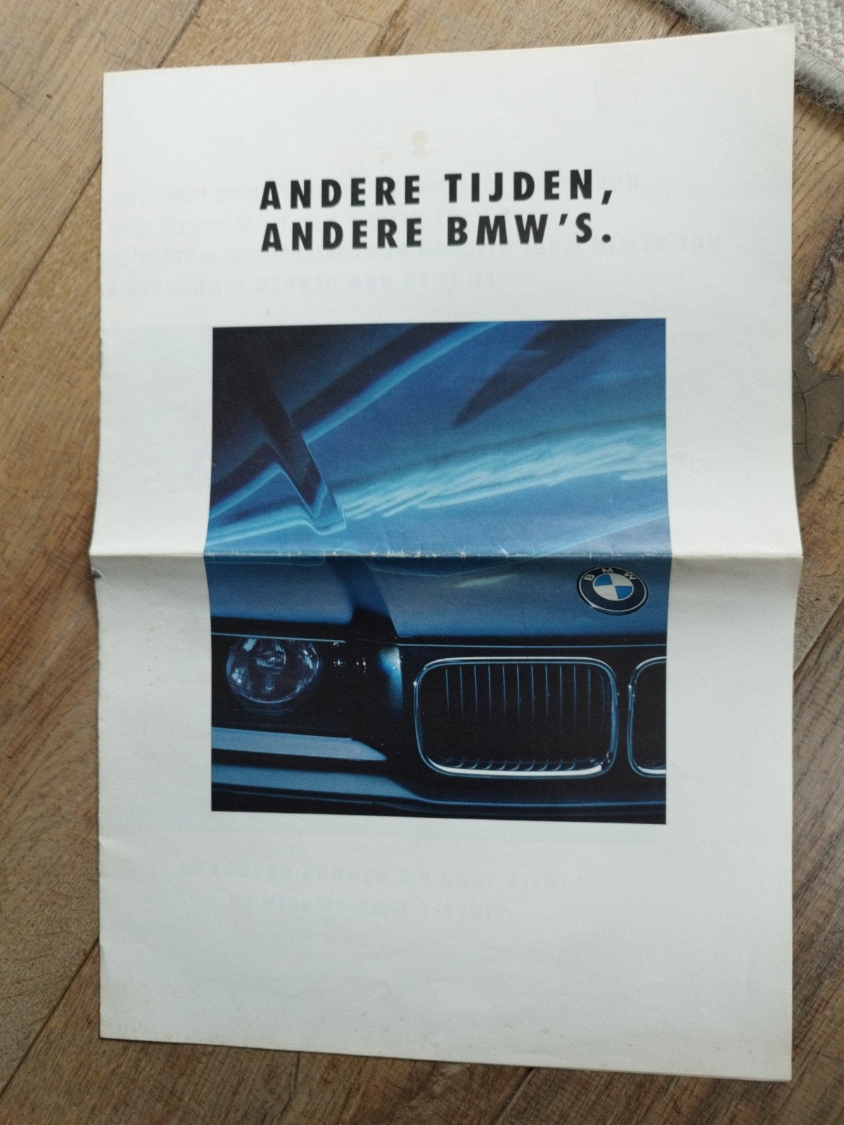 BMW 3-serie brochure uit 1990 - Nederlands, 12 pagina's, Gelezen, Ophalen of Verzenden, BMW, BMW