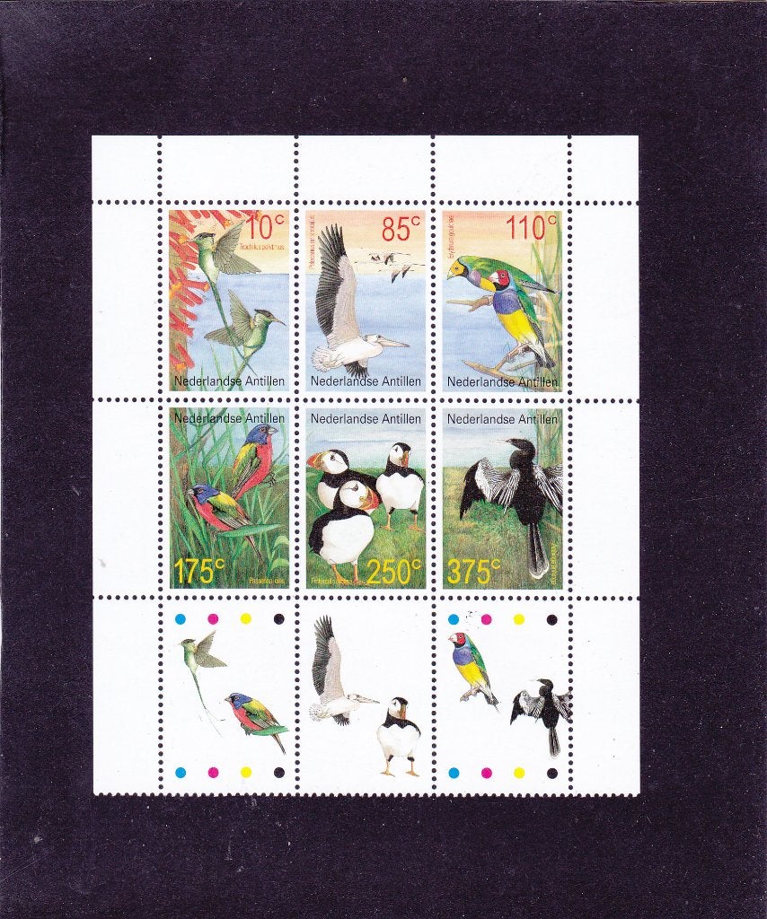 Antillen 1363/68 Vogels 2001 (739), Verzenden, Postfris