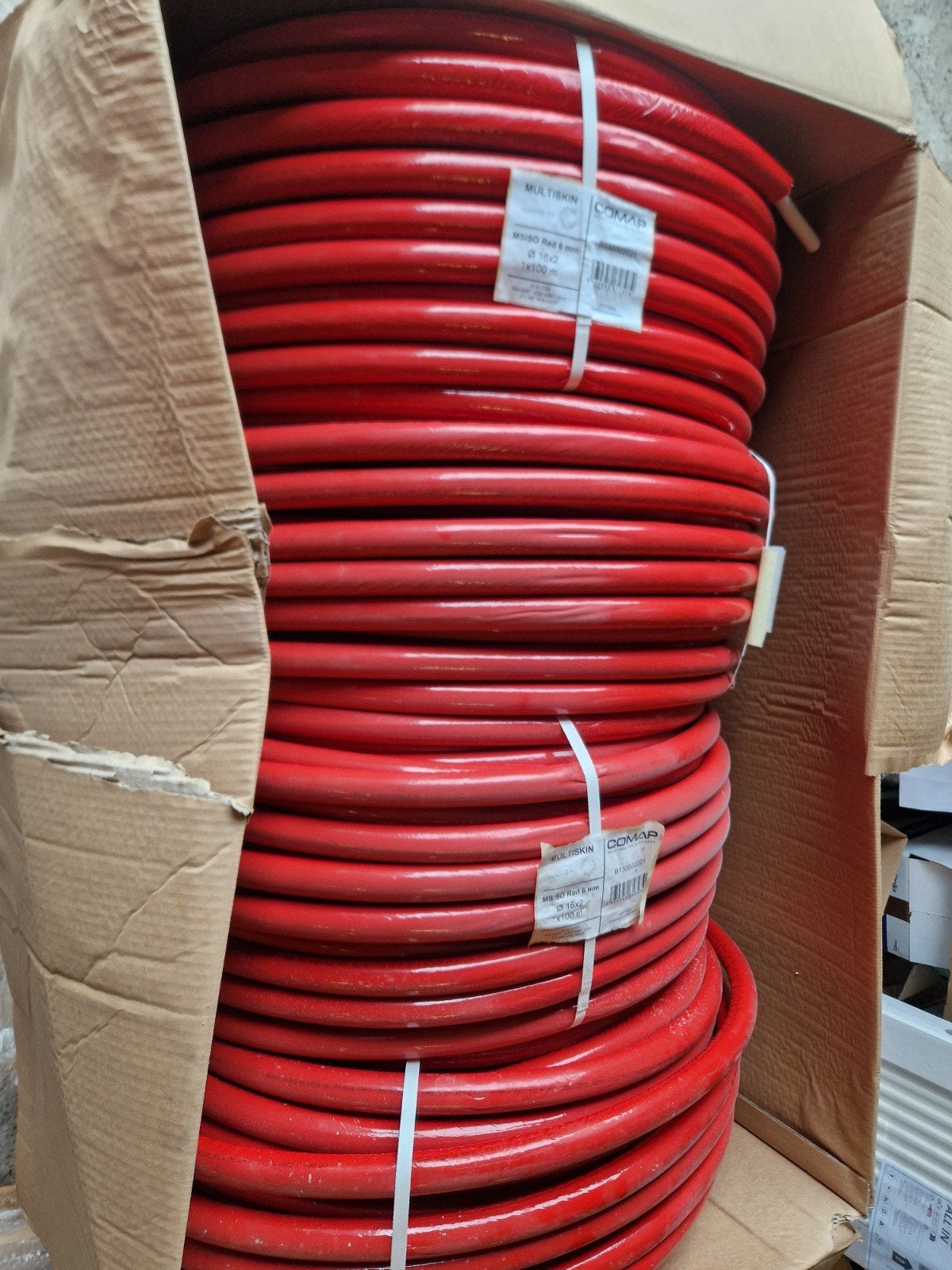 comap buis 16x2 isolatie rood, Ophalen, Overige materialen, 6 meter of meer, Overige typen
