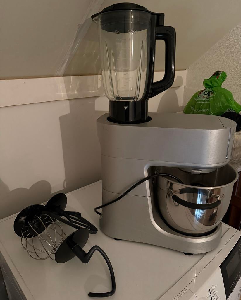 Keukenmachine met Blender en Accessoires, 1 tot 2 liter, 3 snelheden of meer, Ophalen of Verzenden, Zo goed als nieuw