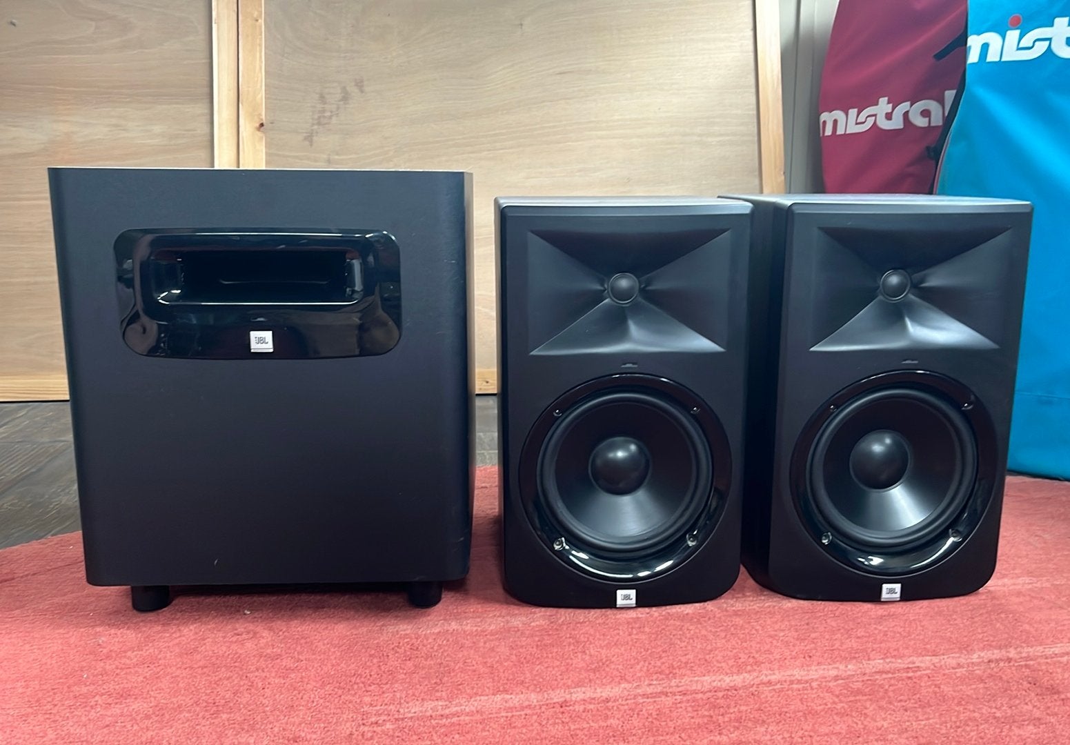 JBL LSR 3 series 2.1 set LSR308 studio monitor speaker sub, Audio, Tv en Foto, Luidsprekers, Ophalen, Zo goed als nieuw, JBL