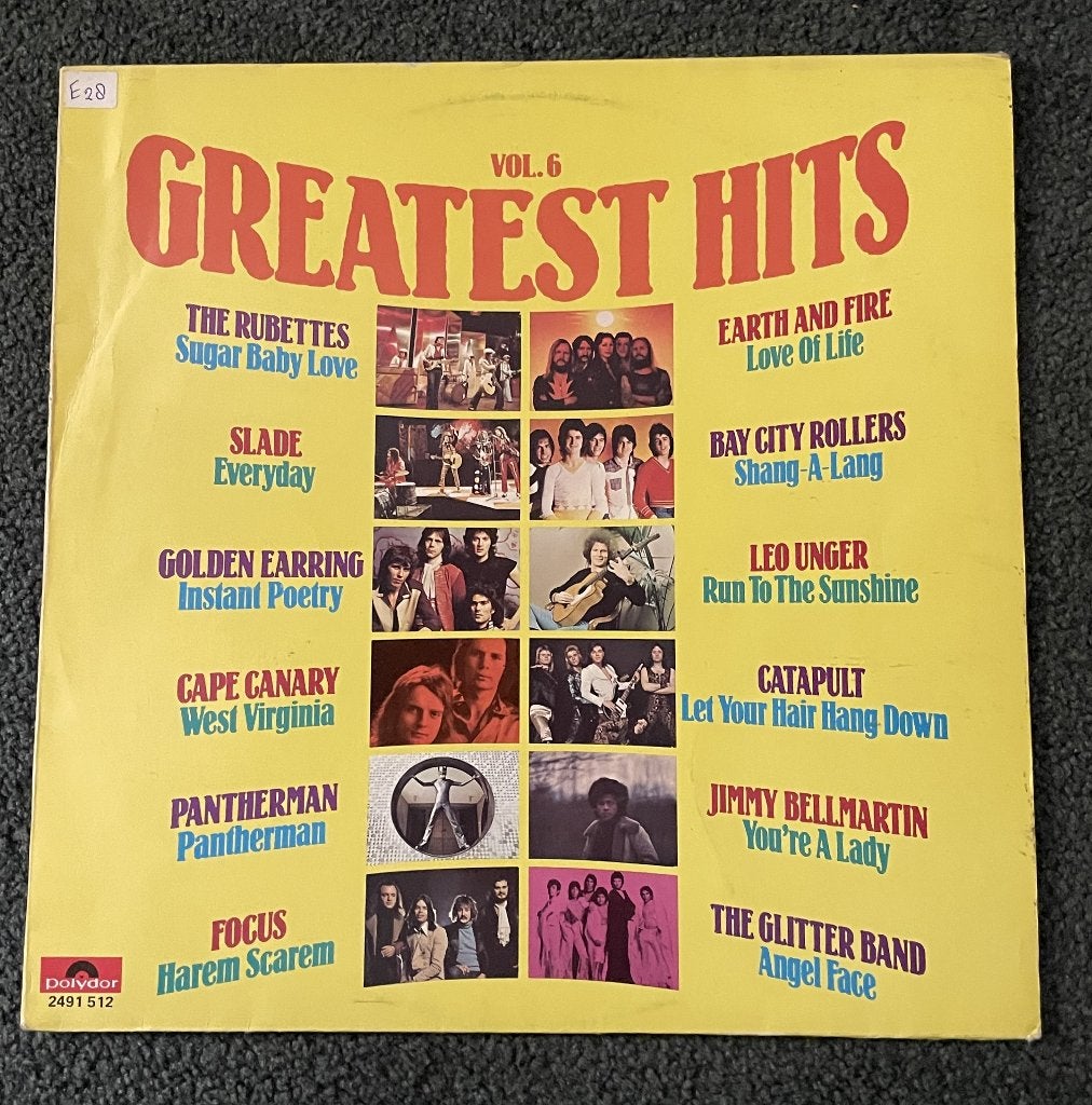 LP: Greatest Hits vol.6 1974, LP, Ophalen of Verzenden, Zo goed als nieuw, Pop