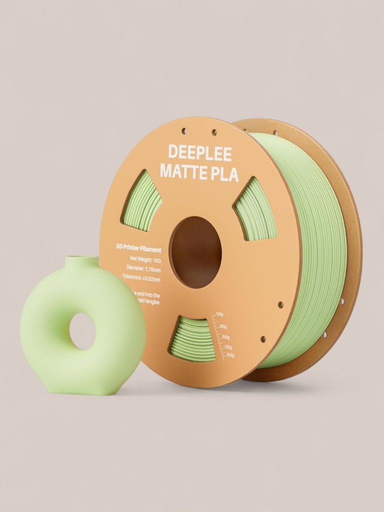 Deeplee PLA Matte filament Mint Groen 1,75 mm, 1kg rol, Ophalen of Verzenden, Nieuw, Filamentrollen