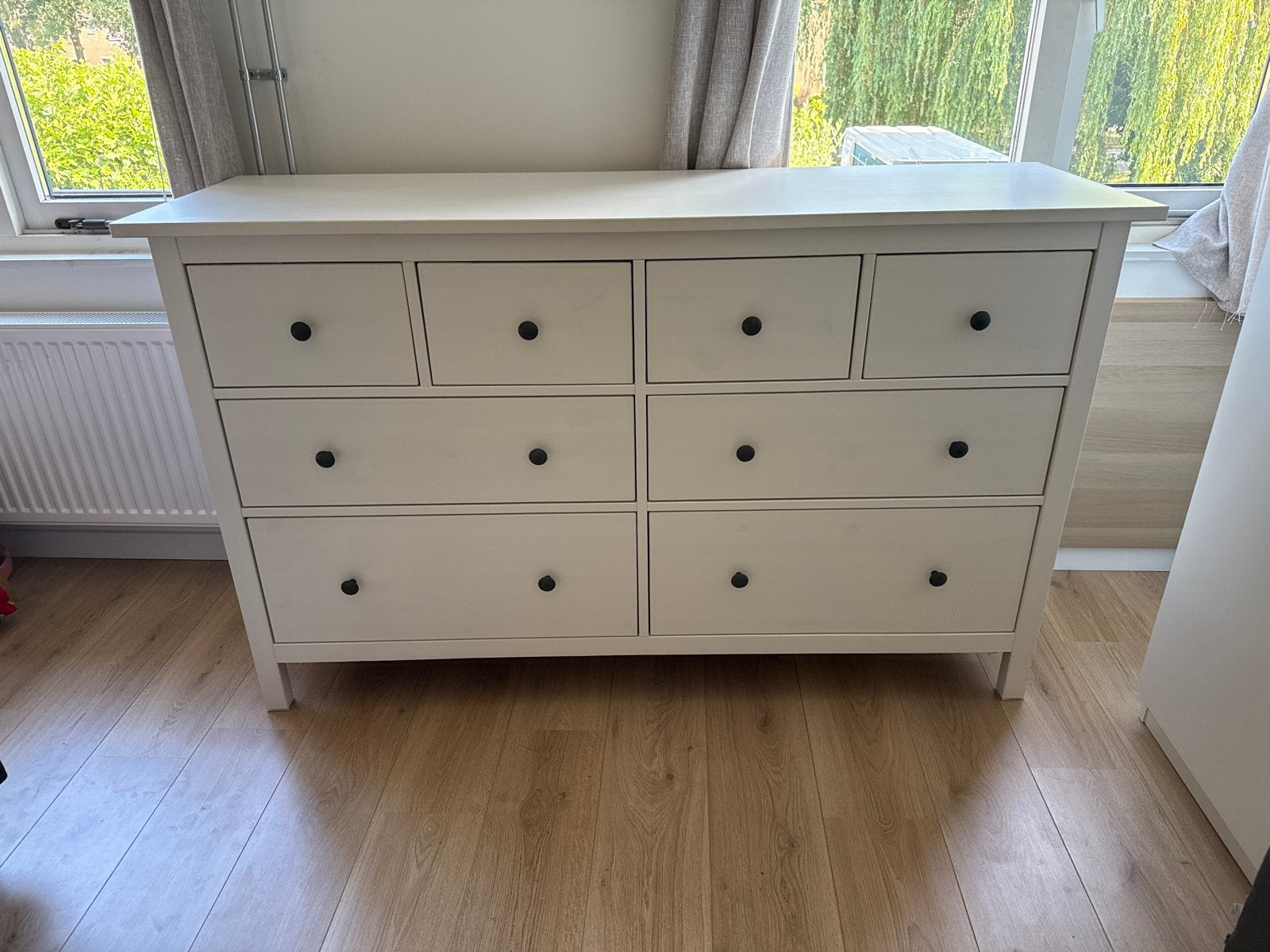 IKEA Hemnes commode kast met 8 lades, Ophalen, Gebruikt, 100 tot 150 cm, Met lade(s)