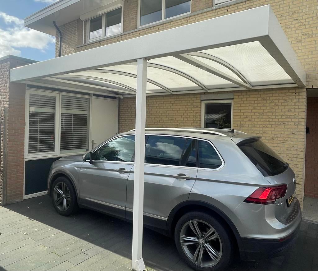 Moderne aluminium carport - 4,7m x 3,1m Incl dak & staander, Tuin en Terras, Overkappingen, Ophalen, Zo goed als nieuw, Carport