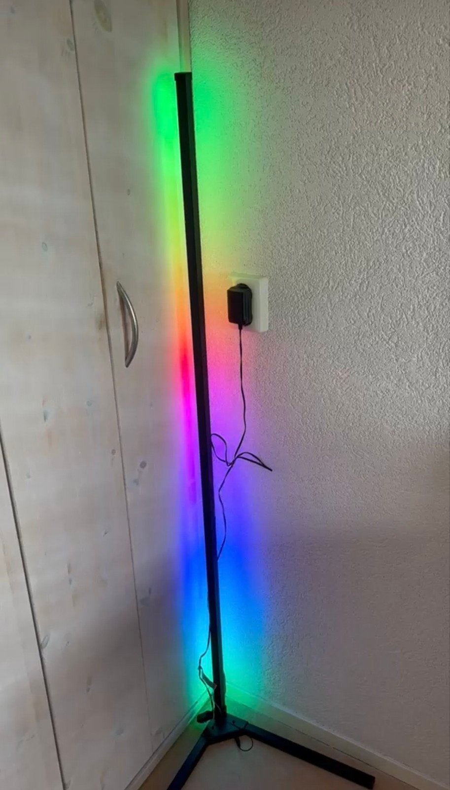 RGB LED Hoeklamp met Afstandsbediening, Ophalen, Kunststof, Modern, RGB, Sfeerverlichting, Overige fittingen