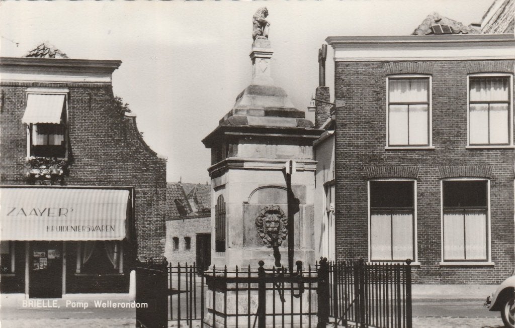 brielle- wellerondom, Verzamelen, Ansichtkaarten | Nederland, Ophalen of Verzenden, Voor 1920, Zuid-Holland