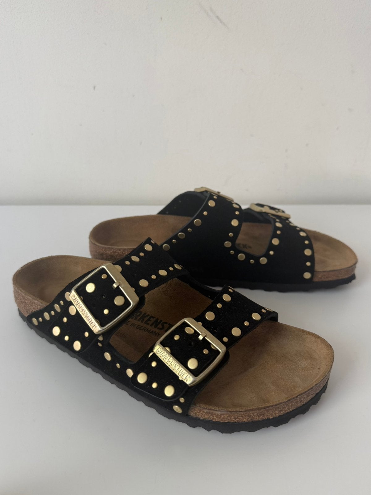 Birkenstocks maat 38 (maar een uurtje gedragen!), Zwart, Zo goed als nieuw, Sandalen of Muiltjes, Ophalen of Verzenden