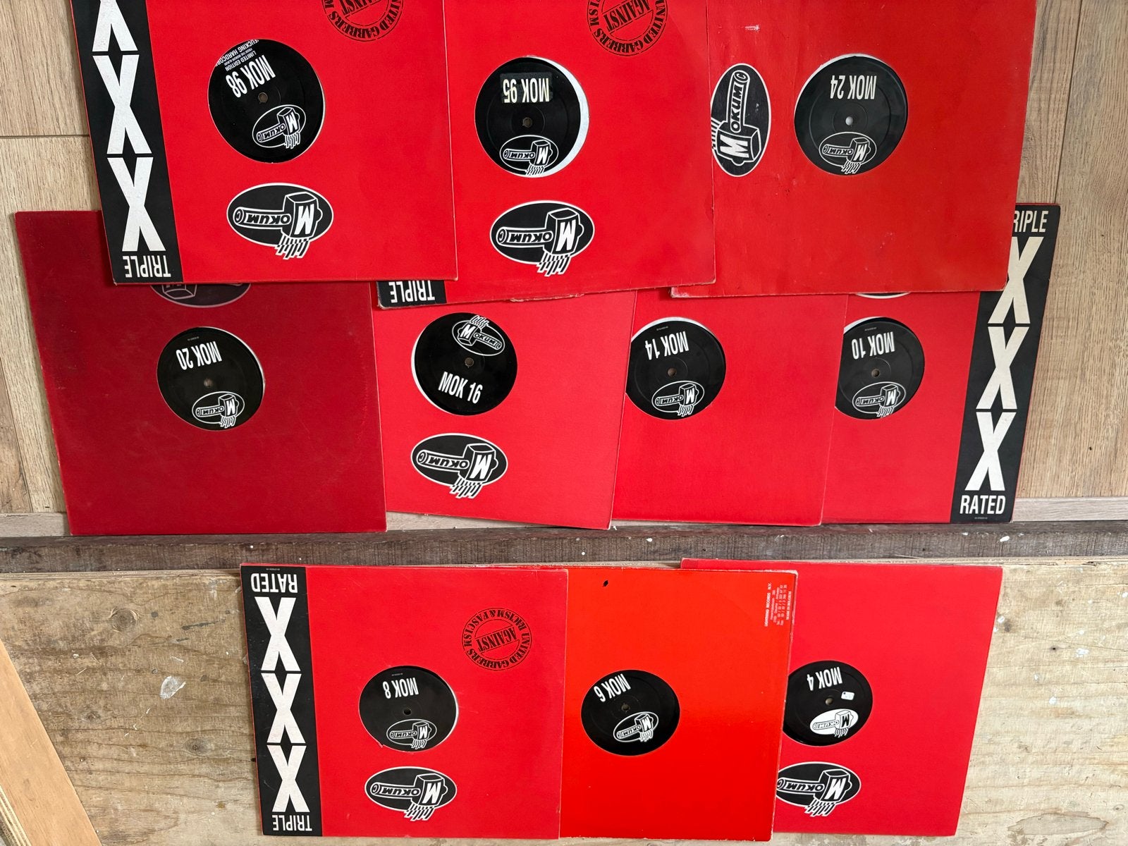 Mokum Records Vinyl Collectie - Diverse Hardcore/Gabber LP's, Ophalen, LP, Gebruikt, Elektronisch