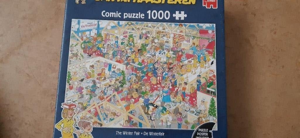 Jan van Haasteren, Ophalen, 500 t/m 1500 stukjes, Zo goed als nieuw, Legpuzzel