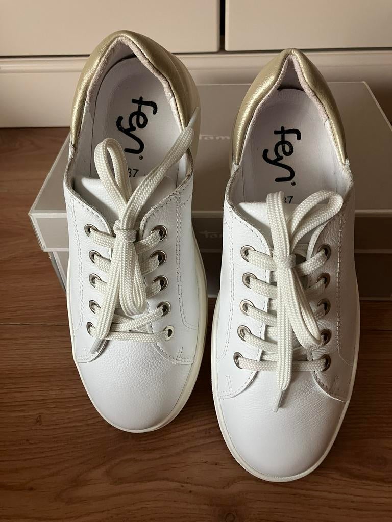 Feyn leren dames sneaker/gympen, maat 37, Kleding | Dames, Schoenen, Wit, Nieuw, Ophalen of Verzenden, Sneakers of Gympen